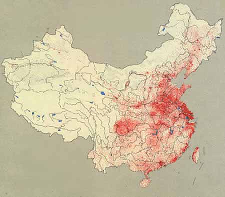  population of China: Population distribution