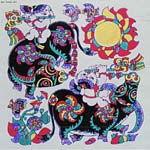 traditional chinese new year graphics: 