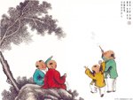 Chinese painting: kids 12