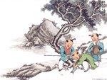 Chinese painting: kids 13